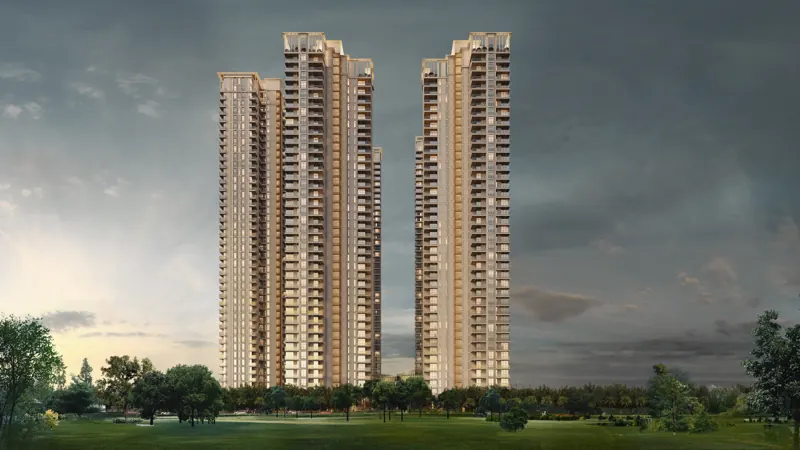 TARC Ishva towers facing open greens